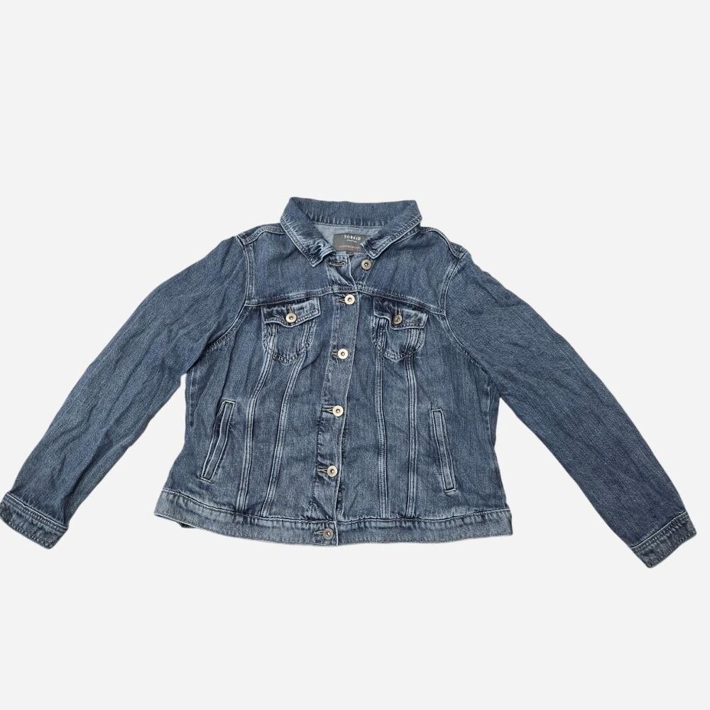 Torrid Women's Blue and Navy Jacket